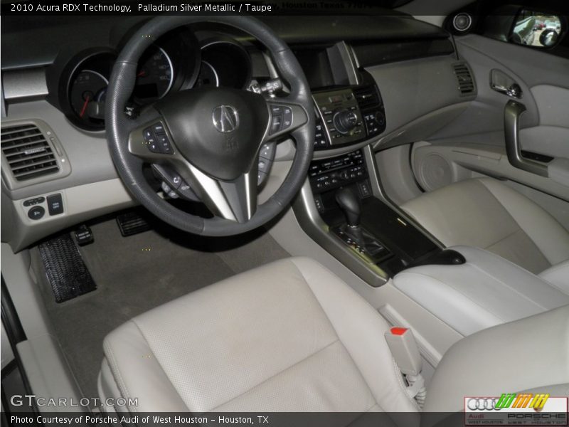 Palladium Silver Metallic / Taupe 2010 Acura RDX Technology
