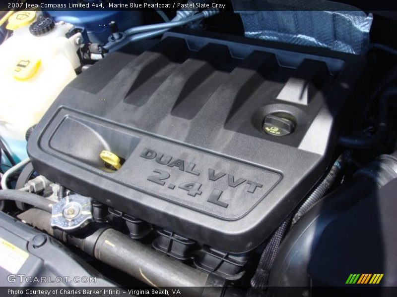 Marine Blue Pearlcoat / Pastel Slate Gray 2007 Jeep Compass Limited 4x4