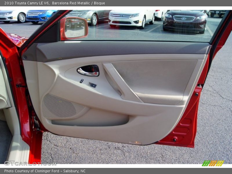 Barcelona Red Metallic / Bisque 2010 Toyota Camry LE V6