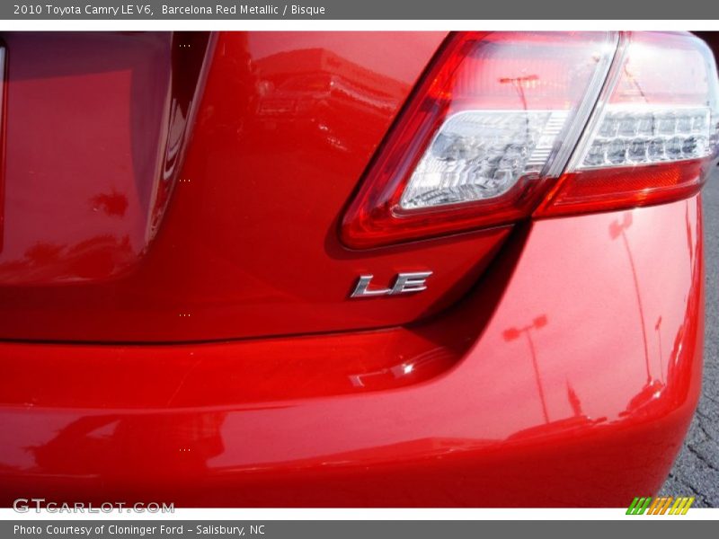 Barcelona Red Metallic / Bisque 2010 Toyota Camry LE V6