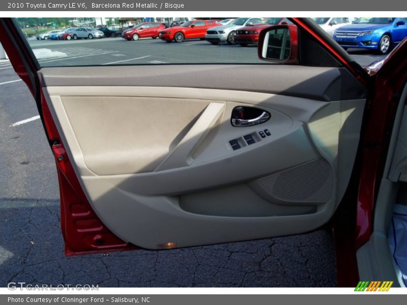 Barcelona Red Metallic / Bisque 2010 Toyota Camry LE V6