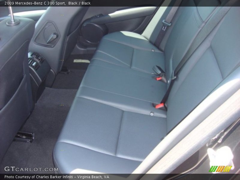 Black / Black 2009 Mercedes-Benz C 300 Sport