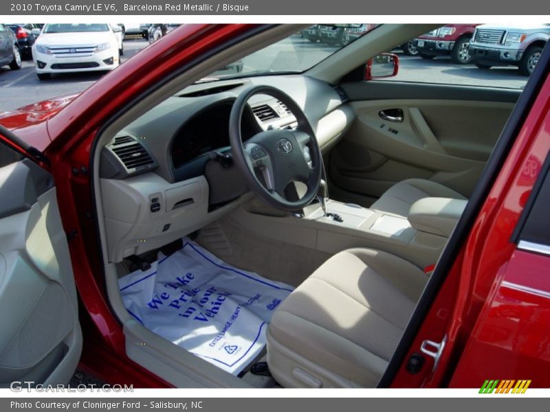 Barcelona Red Metallic / Bisque 2010 Toyota Camry LE V6