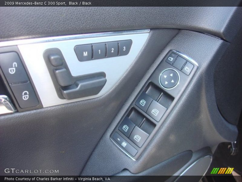Black / Black 2009 Mercedes-Benz C 300 Sport