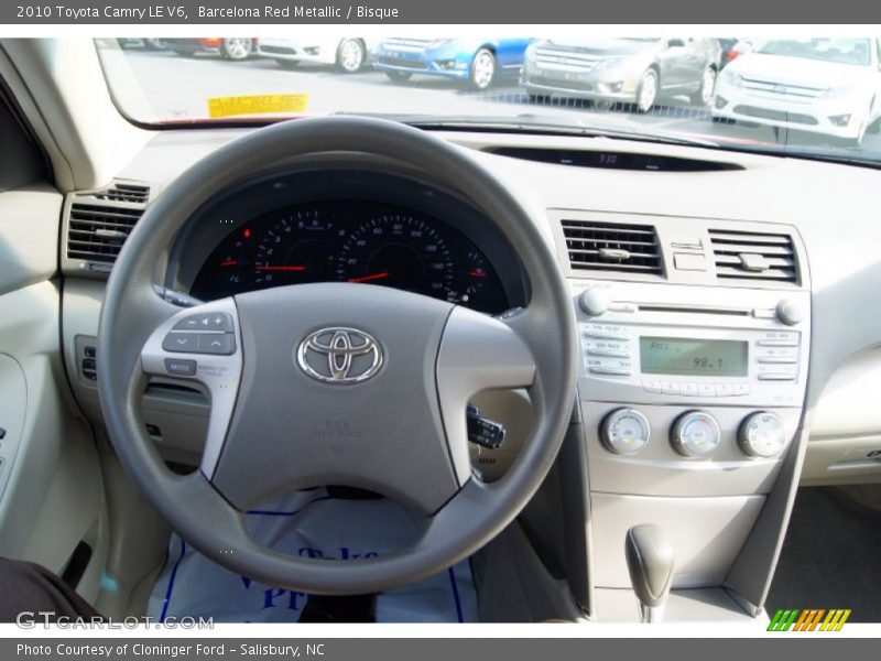 Barcelona Red Metallic / Bisque 2010 Toyota Camry LE V6