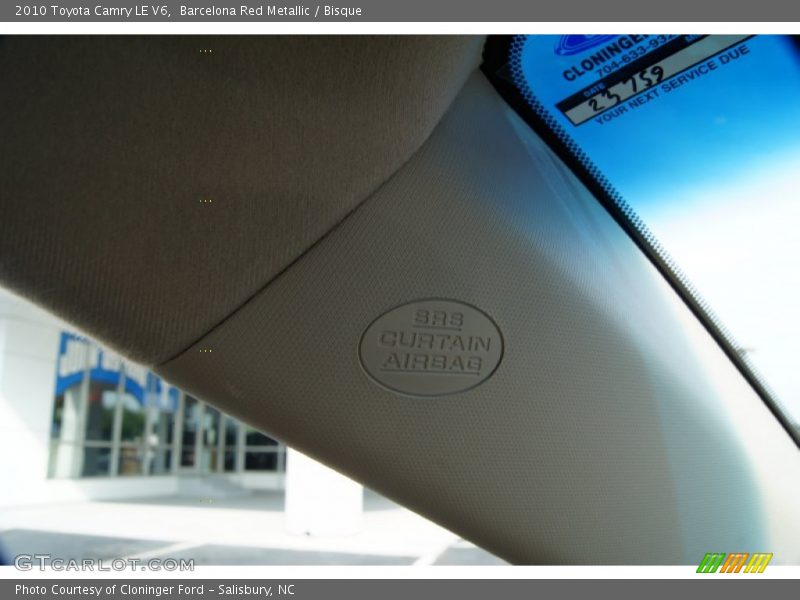 Barcelona Red Metallic / Bisque 2010 Toyota Camry LE V6