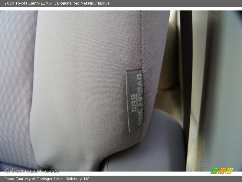 Barcelona Red Metallic / Bisque 2010 Toyota Camry LE V6