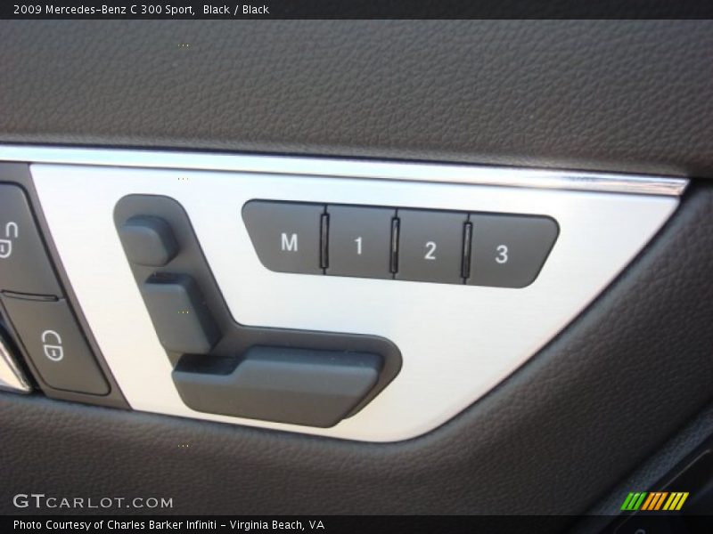 Black / Black 2009 Mercedes-Benz C 300 Sport