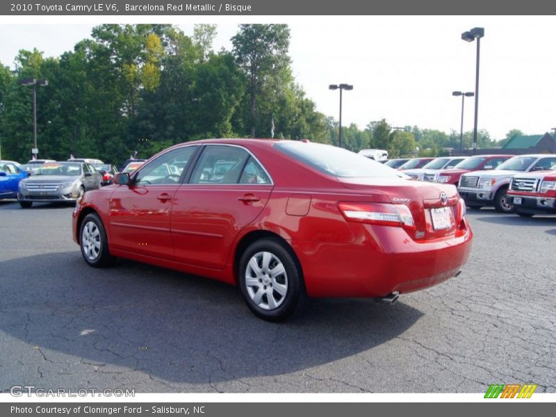 Barcelona Red Metallic / Bisque 2010 Toyota Camry LE V6
