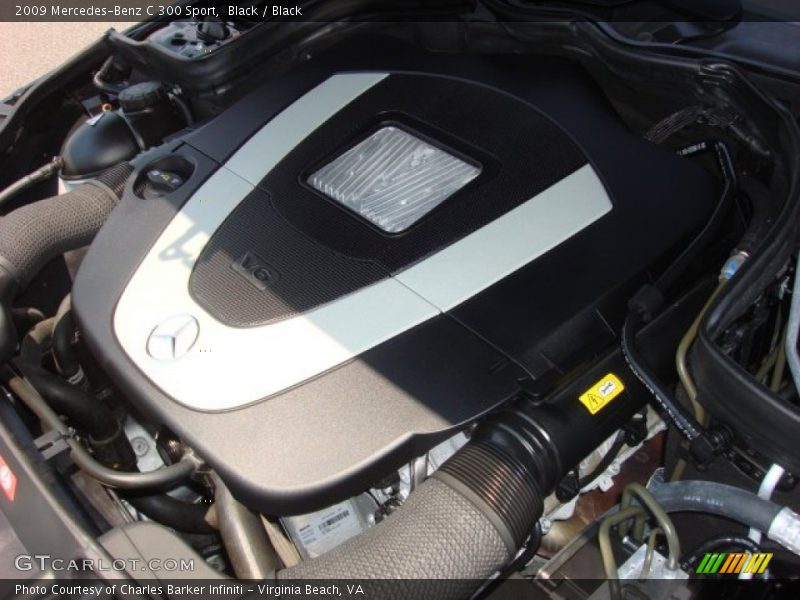 Black / Black 2009 Mercedes-Benz C 300 Sport