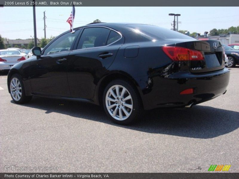 Black Onyx / Black 2006 Lexus IS 250 AWD