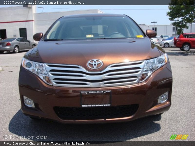 Sunset Bronze Mica / Ivory 2009 Toyota Venza V6 AWD