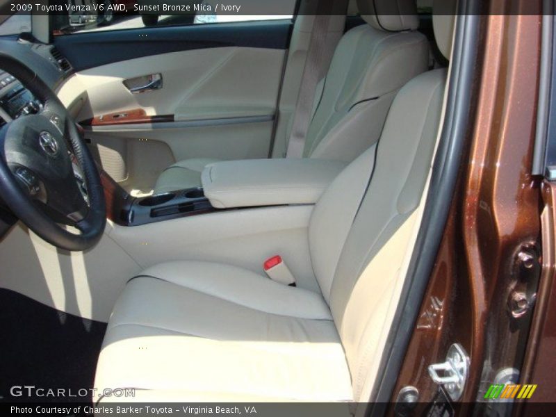 Sunset Bronze Mica / Ivory 2009 Toyota Venza V6 AWD