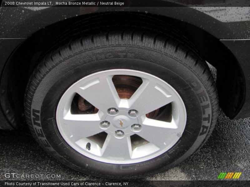 Mocha Bronze Metallic / Neutral Beige 2008 Chevrolet Impala LT