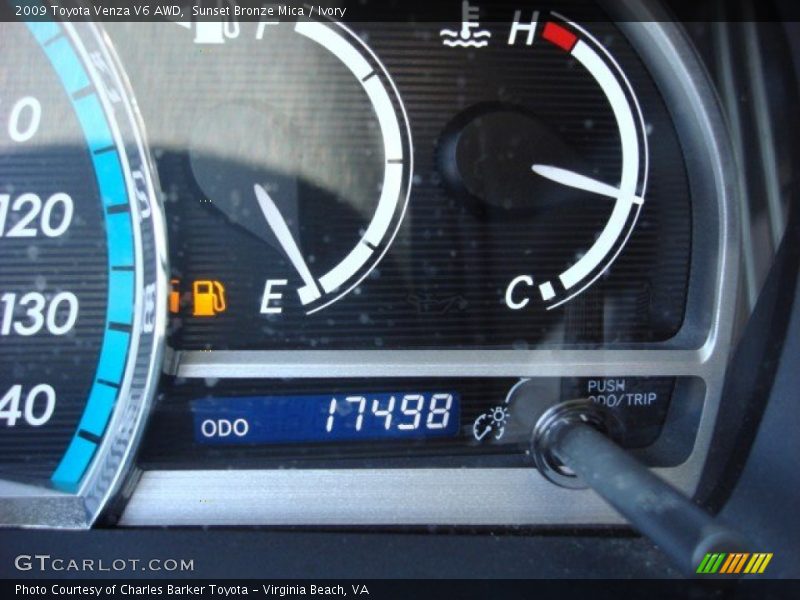 Sunset Bronze Mica / Ivory 2009 Toyota Venza V6 AWD