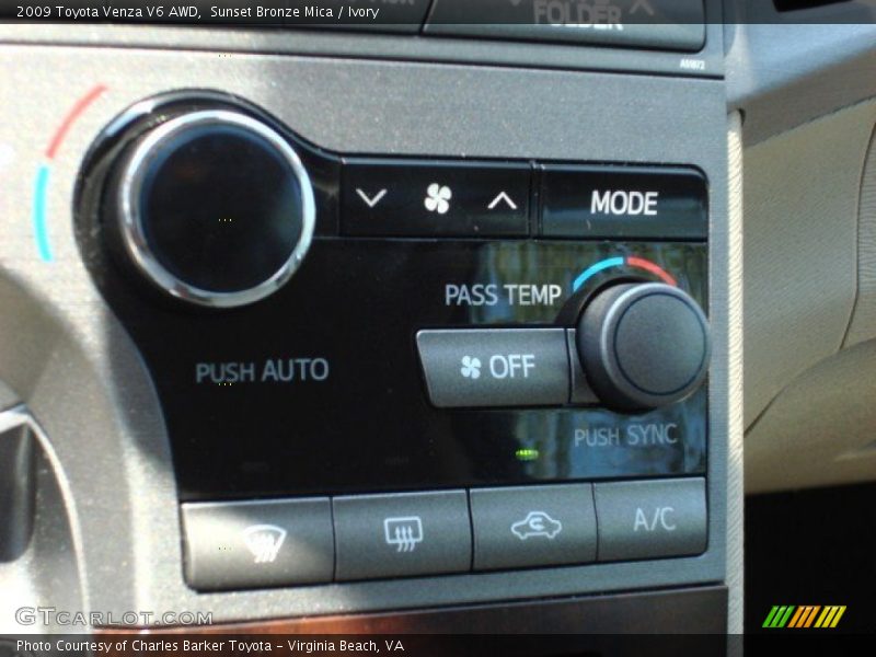 Sunset Bronze Mica / Ivory 2009 Toyota Venza V6 AWD