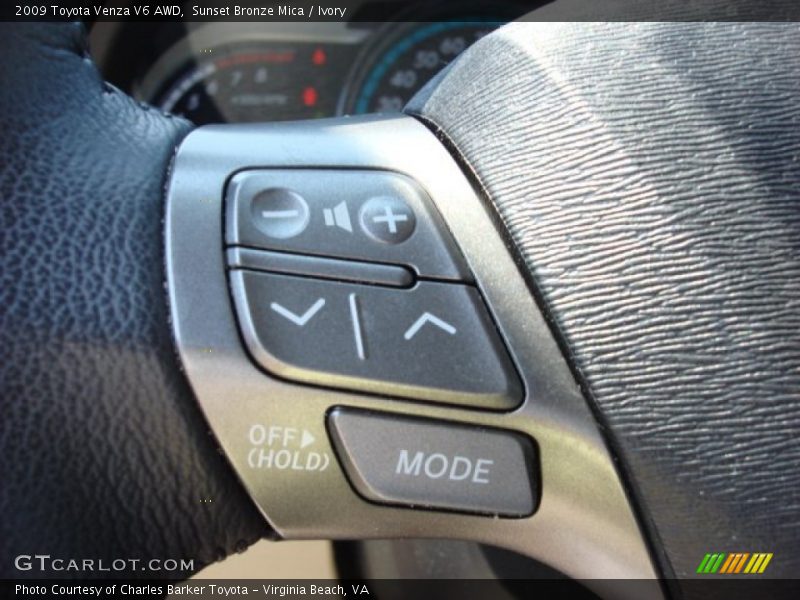 Sunset Bronze Mica / Ivory 2009 Toyota Venza V6 AWD