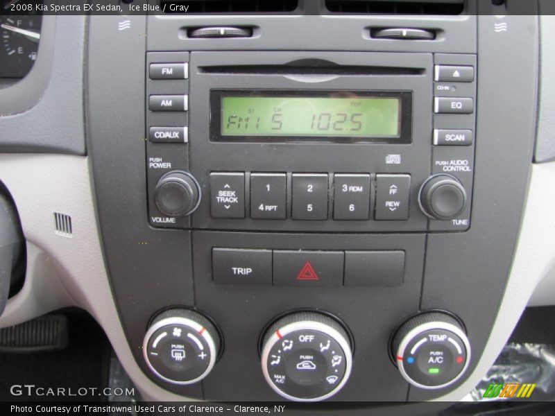 Ice Blue / Gray 2008 Kia Spectra EX Sedan