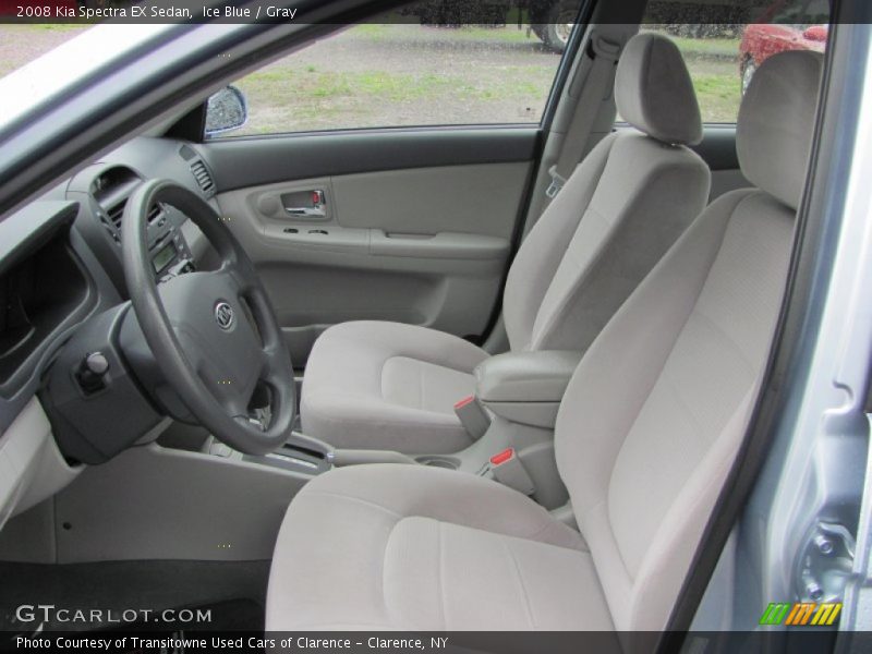 Ice Blue / Gray 2008 Kia Spectra EX Sedan