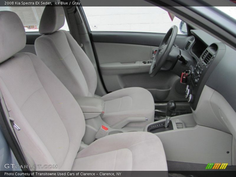 Ice Blue / Gray 2008 Kia Spectra EX Sedan