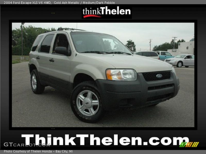 Gold Ash Metallic / Medium/Dark Pebble 2004 Ford Escape XLS V6 4WD