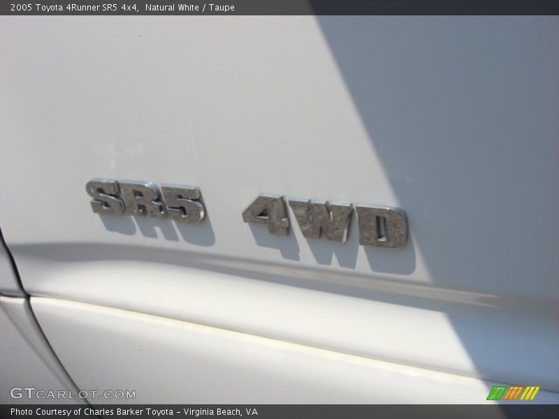 Natural White / Taupe 2005 Toyota 4Runner SR5 4x4