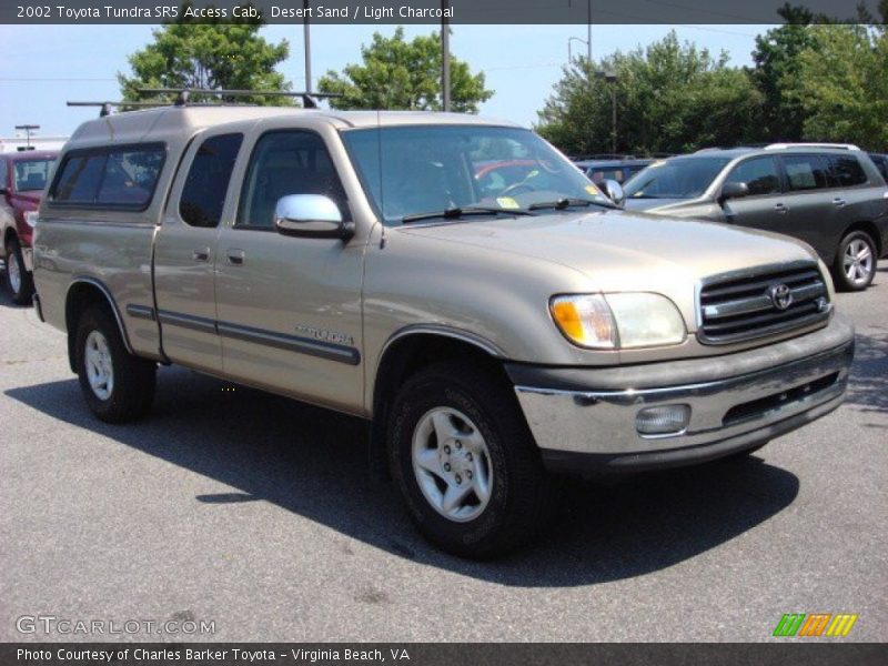 Desert Sand / Light Charcoal 2002 Toyota Tundra SR5 Access Cab