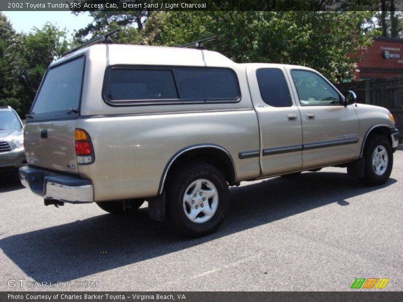 Desert Sand / Light Charcoal 2002 Toyota Tundra SR5 Access Cab