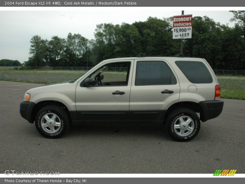 Gold Ash Metallic / Medium/Dark Pebble 2004 Ford Escape XLS V6 4WD