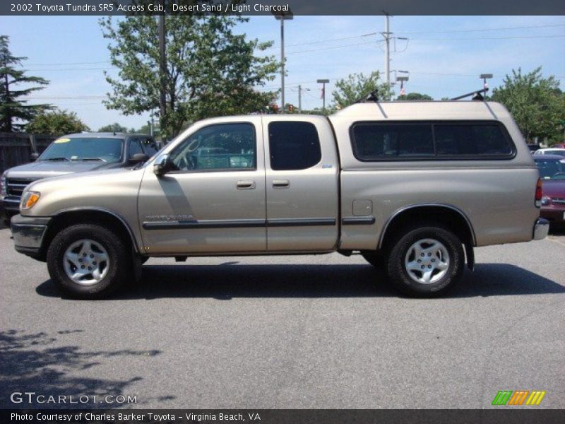 Desert Sand / Light Charcoal 2002 Toyota Tundra SR5 Access Cab