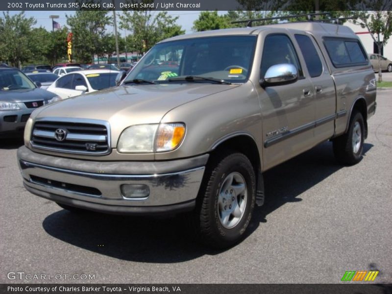 Desert Sand / Light Charcoal 2002 Toyota Tundra SR5 Access Cab