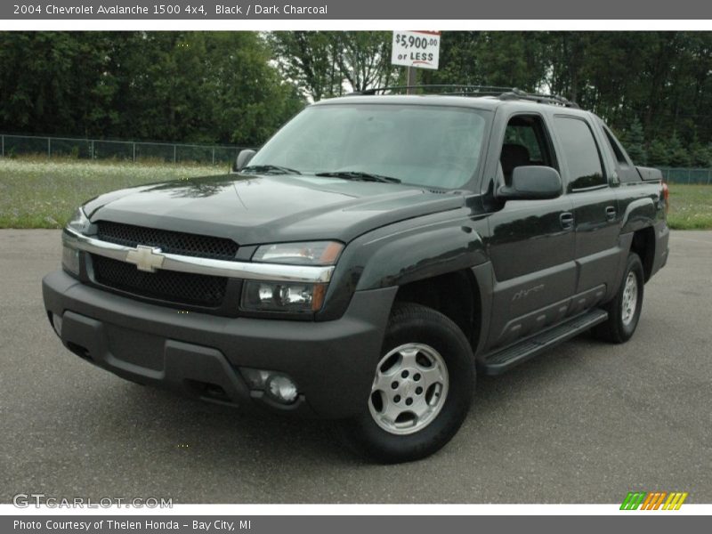 Black / Dark Charcoal 2004 Chevrolet Avalanche 1500 4x4