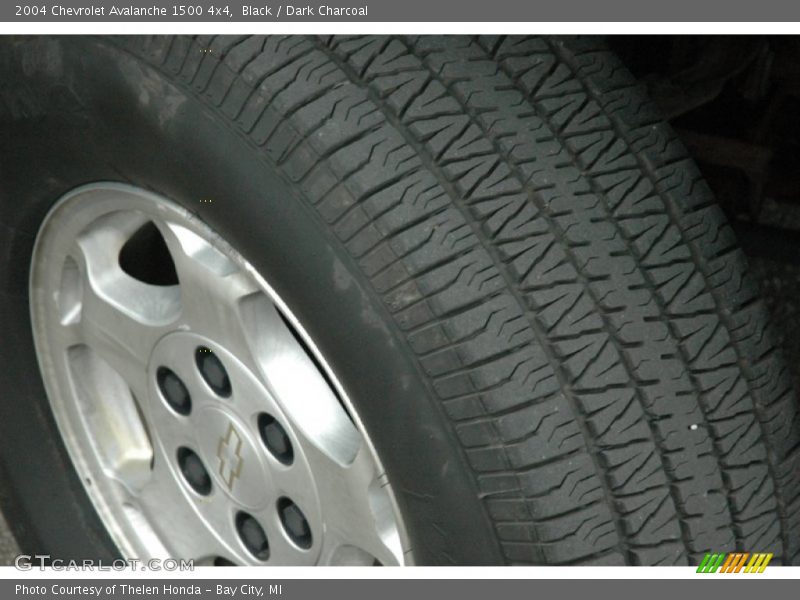Black / Dark Charcoal 2004 Chevrolet Avalanche 1500 4x4
