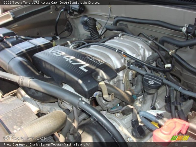 2002 Tundra SR5 Access Cab Engine - 4.7 Liter DOHC 32-Valve V8