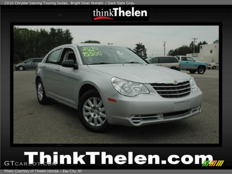 Bright Silver Metallic / Dark Slate Gray 2010 Chrysler Sebring Touring Sedan