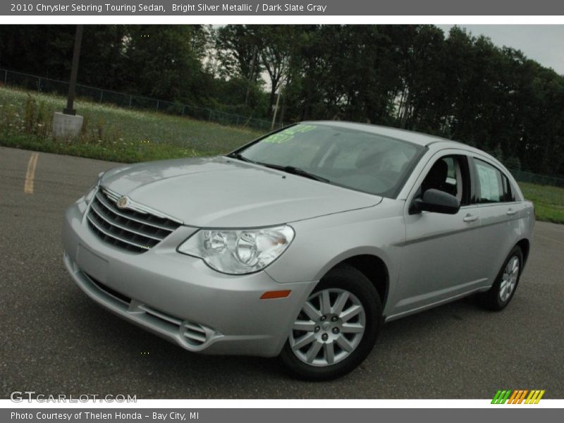 Bright Silver Metallic / Dark Slate Gray 2010 Chrysler Sebring Touring Sedan