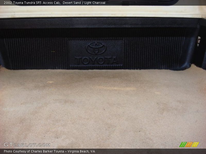 Desert Sand / Light Charcoal 2002 Toyota Tundra SR5 Access Cab