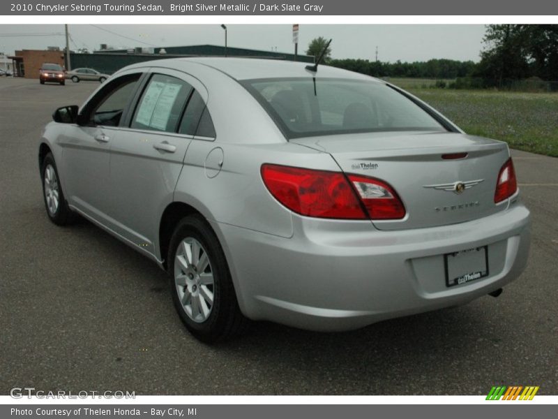 Bright Silver Metallic / Dark Slate Gray 2010 Chrysler Sebring Touring Sedan