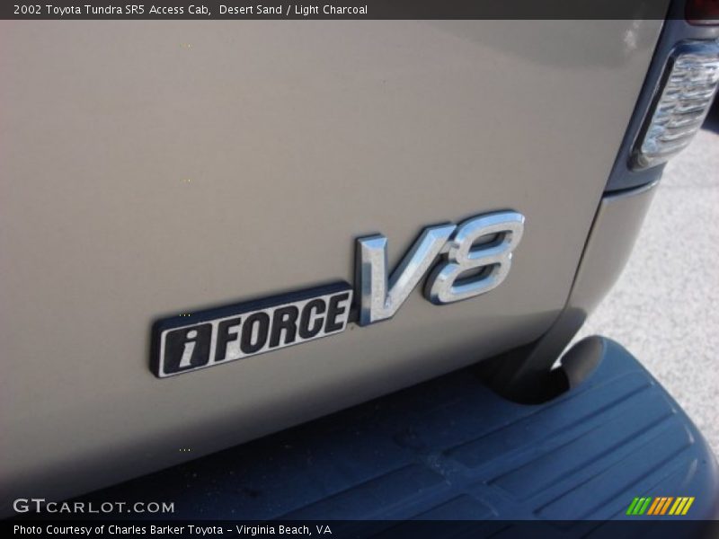 Desert Sand / Light Charcoal 2002 Toyota Tundra SR5 Access Cab