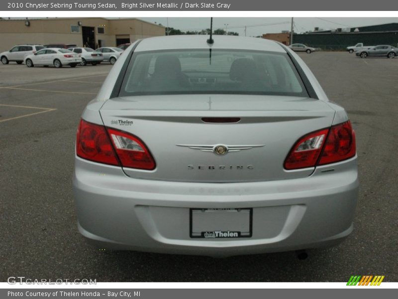 Bright Silver Metallic / Dark Slate Gray 2010 Chrysler Sebring Touring Sedan