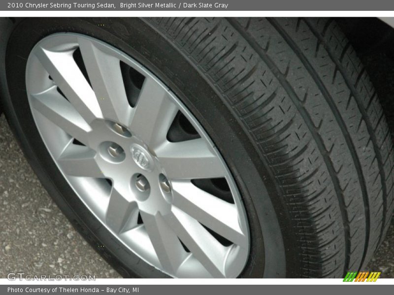 Bright Silver Metallic / Dark Slate Gray 2010 Chrysler Sebring Touring Sedan