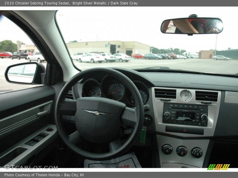 Bright Silver Metallic / Dark Slate Gray 2010 Chrysler Sebring Touring Sedan