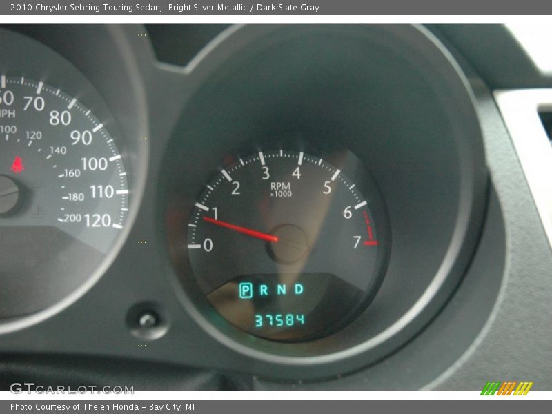 Bright Silver Metallic / Dark Slate Gray 2010 Chrysler Sebring Touring Sedan