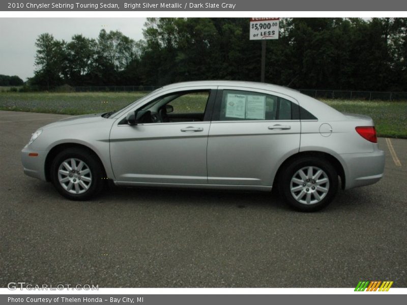 Bright Silver Metallic / Dark Slate Gray 2010 Chrysler Sebring Touring Sedan