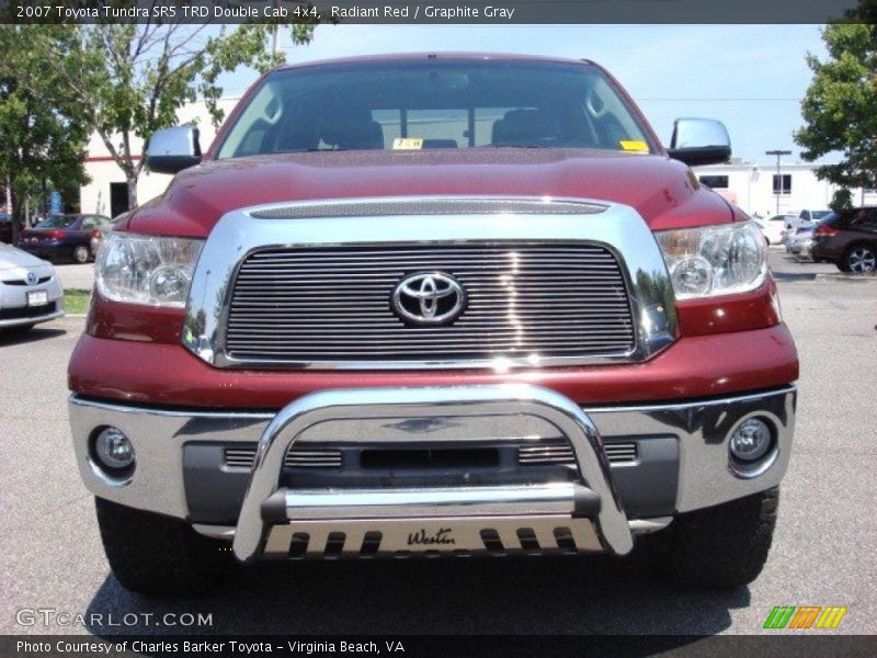 Radiant Red / Graphite Gray 2007 Toyota Tundra SR5 TRD Double Cab 4x4