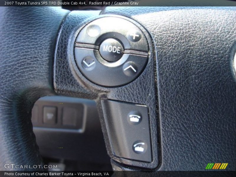 Radiant Red / Graphite Gray 2007 Toyota Tundra SR5 TRD Double Cab 4x4