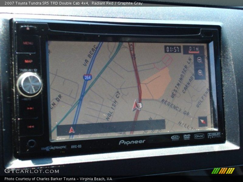 Radiant Red / Graphite Gray 2007 Toyota Tundra SR5 TRD Double Cab 4x4