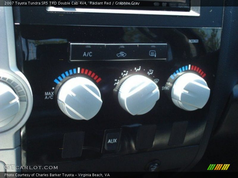 Radiant Red / Graphite Gray 2007 Toyota Tundra SR5 TRD Double Cab 4x4