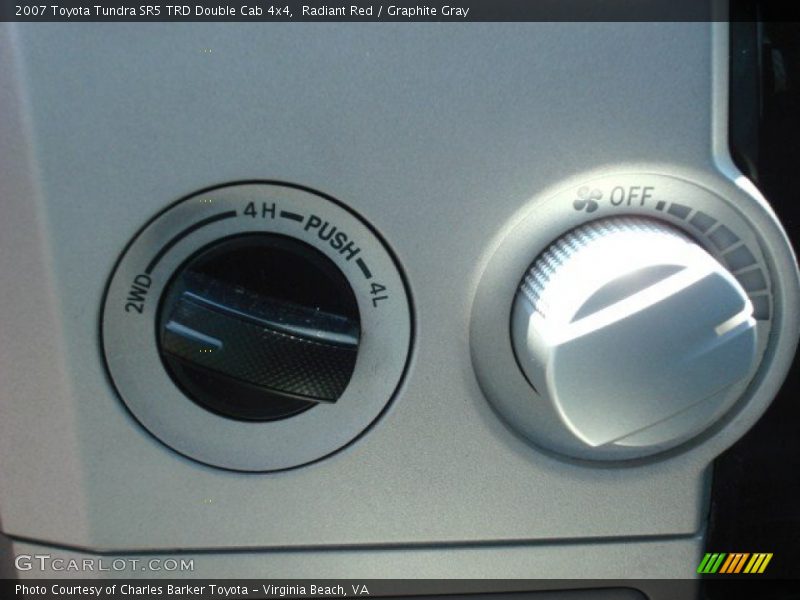 Radiant Red / Graphite Gray 2007 Toyota Tundra SR5 TRD Double Cab 4x4