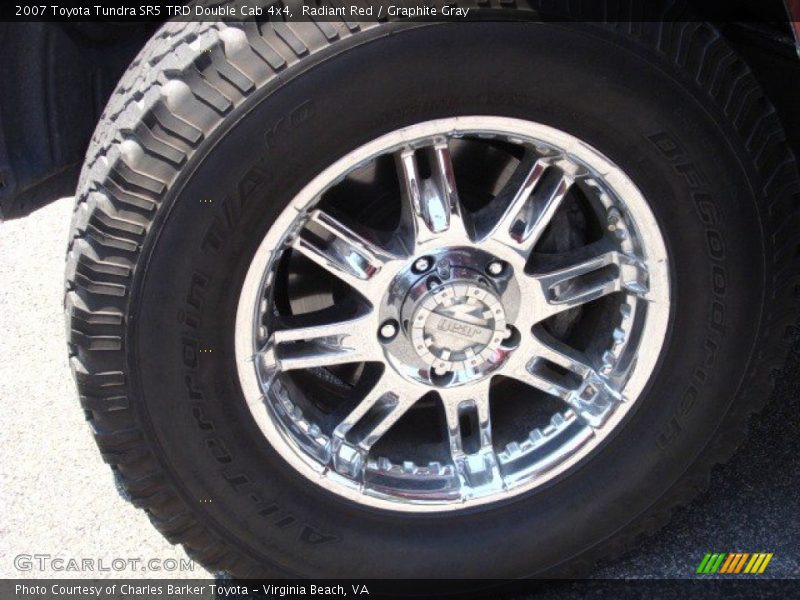 Radiant Red / Graphite Gray 2007 Toyota Tundra SR5 TRD Double Cab 4x4